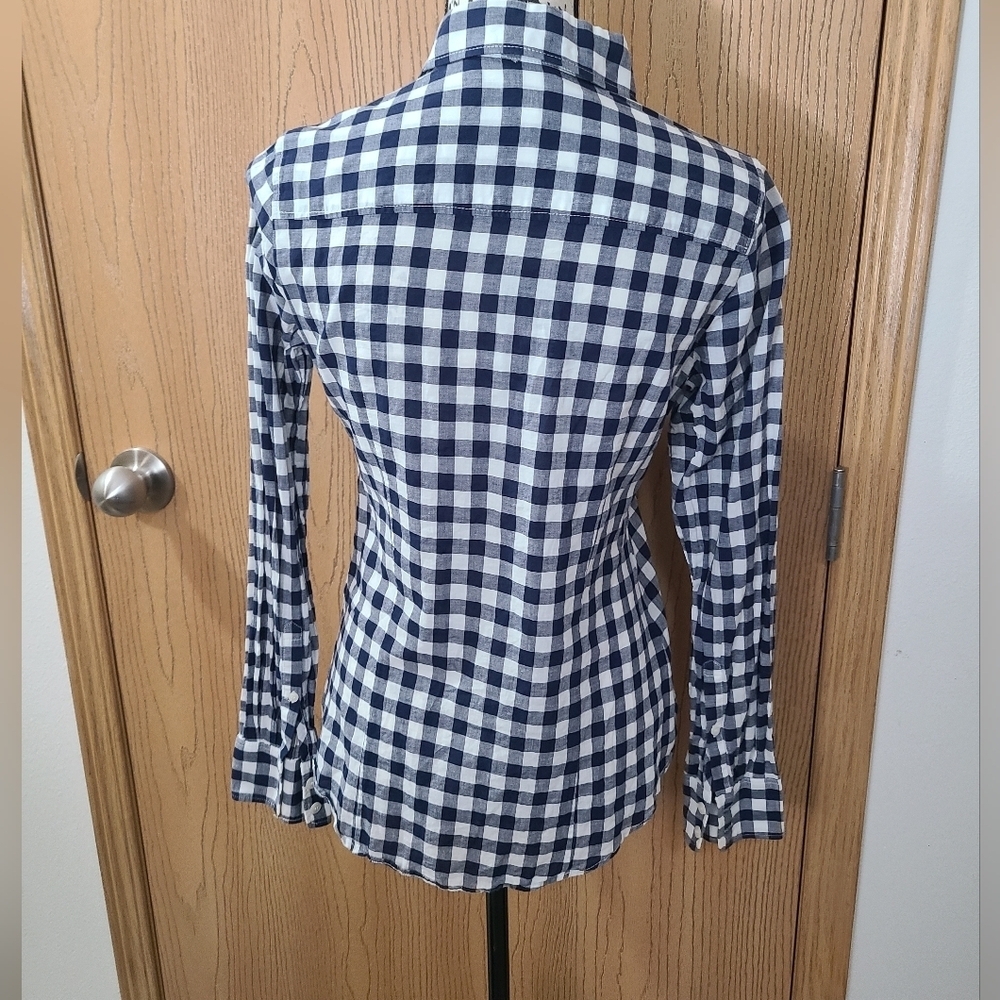 J.Crew The Perfect Shirt Plaid Button Up Classic Preppy - Picture 2 of 3